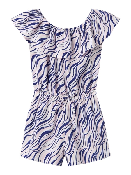 Se NAME IT Kortærmet Playsuit Vinaya Bright White hos SmartKidz