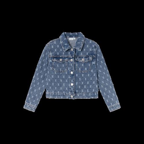 Se NAME IT Denim Jakke Phine Dark Blue Denim hos SmartKidz