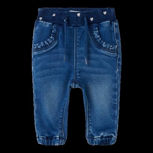 NAME IT Fleece Jeans Rose Medium Blue Denim