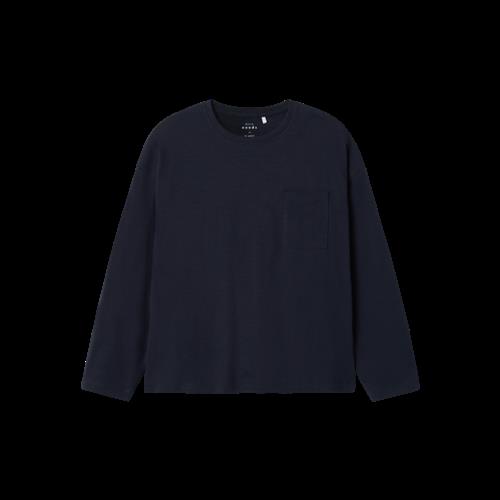 NAME IT Langærmet Bluse Vebbe Dark Sapphire