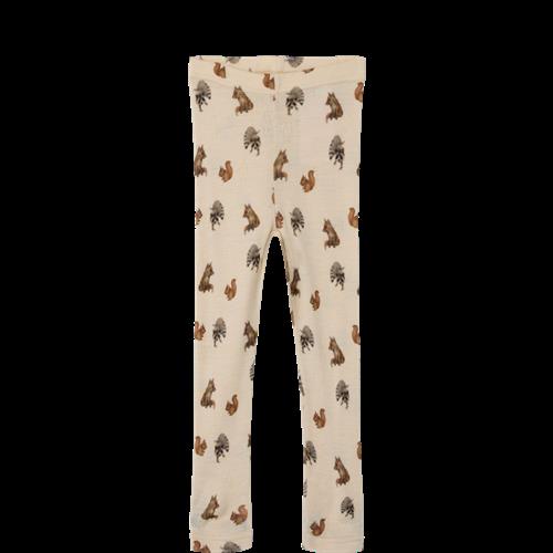 Se LIL ATELIER Uld Leggings Nimo Sandshell hos SmartKidz