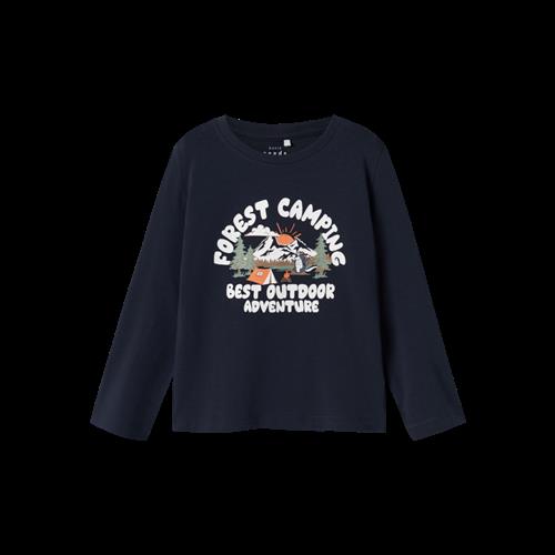 NAME IT Langærmet Bluse Vux Dark Sapphire Camping