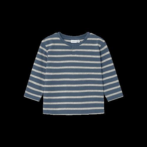 NAME IT Langærmet Bluse Niks Bering Sea