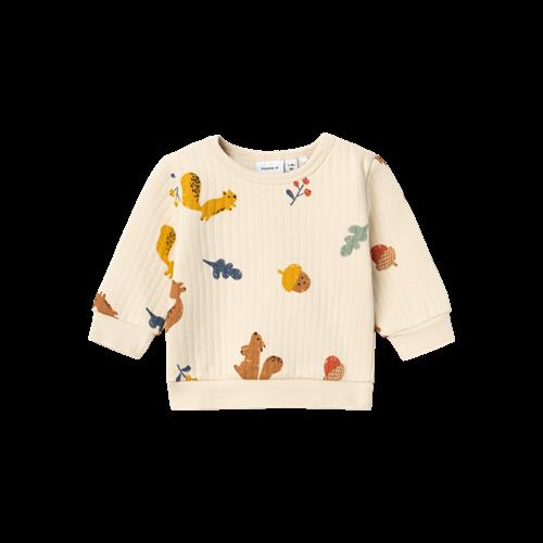 NAME IT Quiltet Bluse Ohappy Summer Sand