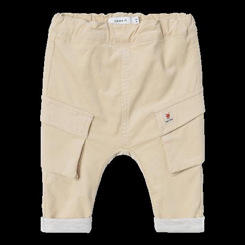 NAME IT Fløjlsbukser Ben Summer Sand