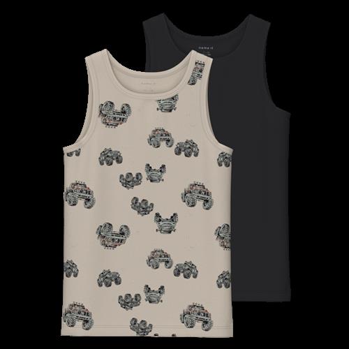 Se NAME IT 2-Pak Tanktops Monster Truck Peyote hos SmartKidz