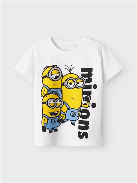 Se NAME IT Minions T-Shirt Jule Bright White hos SmartKidz