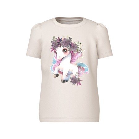 Se NAME IT Enhjørning T-shirt Naia Jet Stream hos SmartKidz