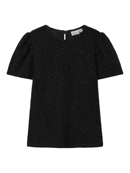 Se NAME IT Glimmer T-shirt Nolek Black hos SmartKidz