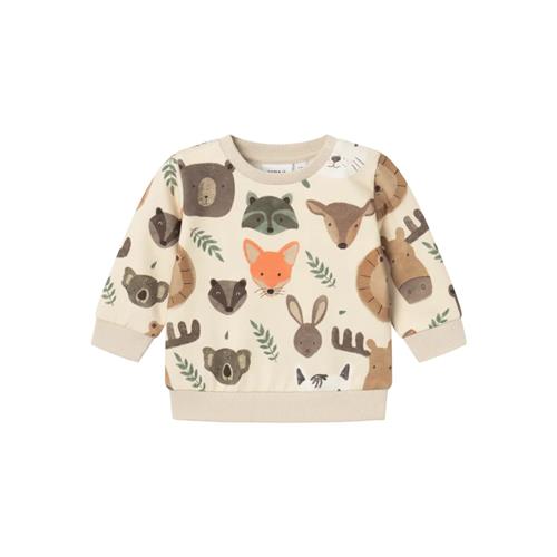 Se NAME IT Baby Sweatshirt Orvan Summer Sand hos SmartKidz