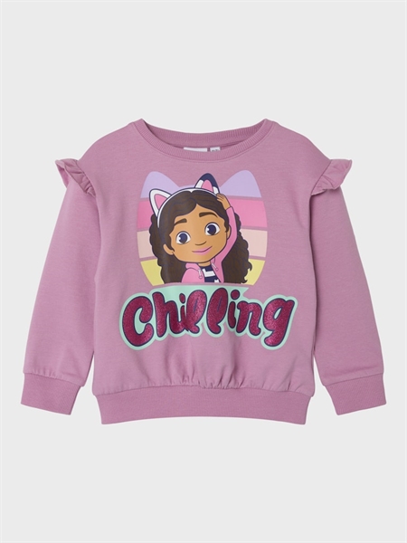 Se NAME IT Gabby Sweatshirt Sanne Mauve Orchid hos SmartKidz