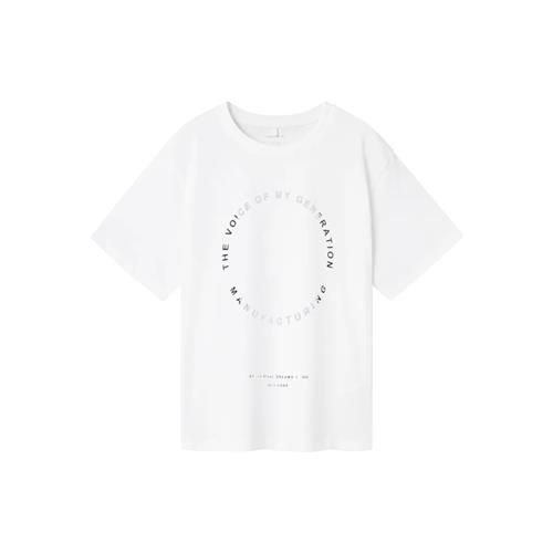 Se NAME IT T-Shirt Rort Bright White hos SmartKidz