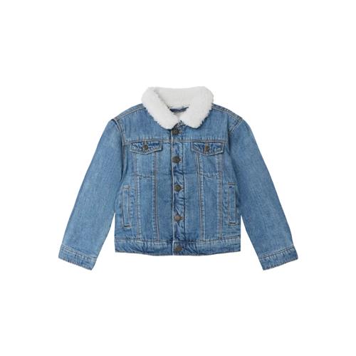 Se NAME IT Teddy Denimjakke Jack Medium Blue hos SmartKidz