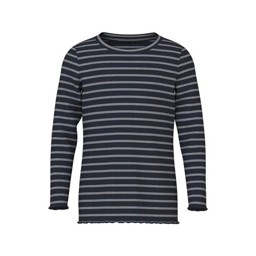 NAME IT Rib Bluse Vemma Glimmer Dark Sapphire