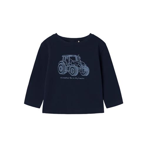 NAME IT Langærmet Bluse Relle Dark Sapphire