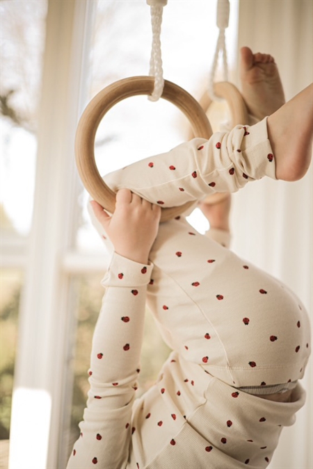 Se BIRKHOLM Rib Leggings Mariehøner hos SmartKidz