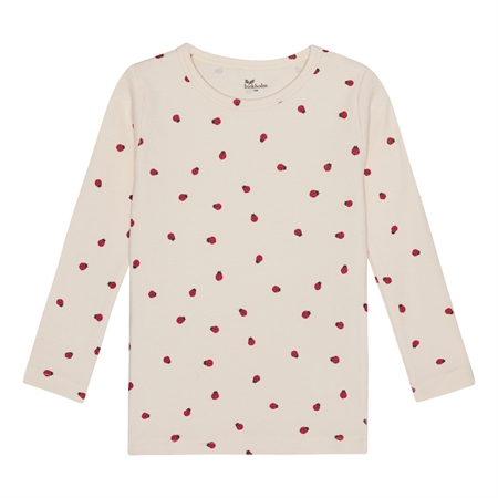 Se BIRKHOLM Rib Bluse Mariehøner hos SmartKidz