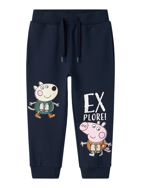 Se NAME IT Gurli Gris Sweatpants Osgar Dark Sapphire hos SmartKidz