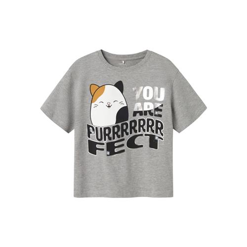Se NAME IT Squishy T-Shirt Octiv Grey Melange hos SmartKidz