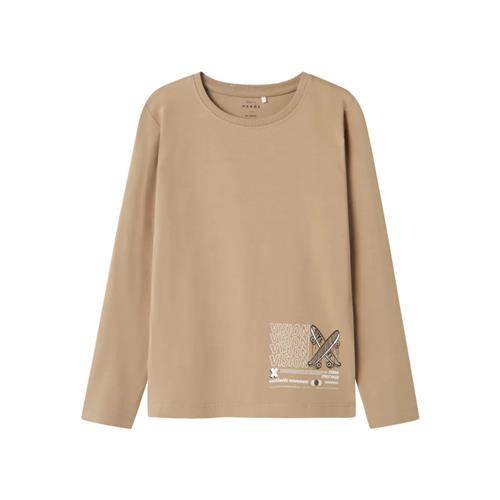 Se NAME IT Langærmet Bluse Vux Weathered Teak hos SmartKidz