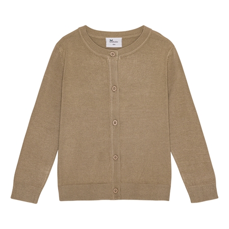 Se BIRKHOLM Strik Cardigan Kashmir Brun hos SmartKidz