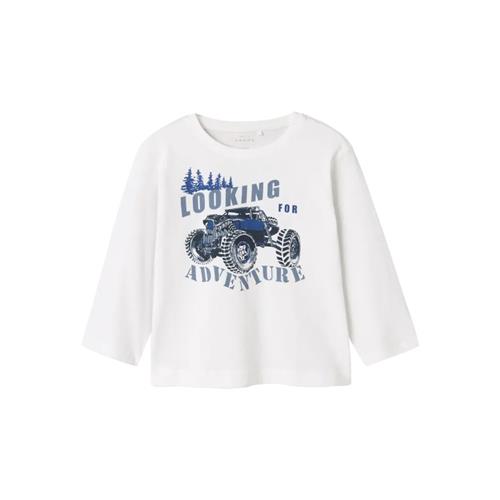 NAME IT Langærmet Bluse Victor Bright White