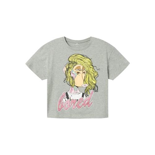 Se NAME IT T-Shirt Nysa Grey Melange hos SmartKidz