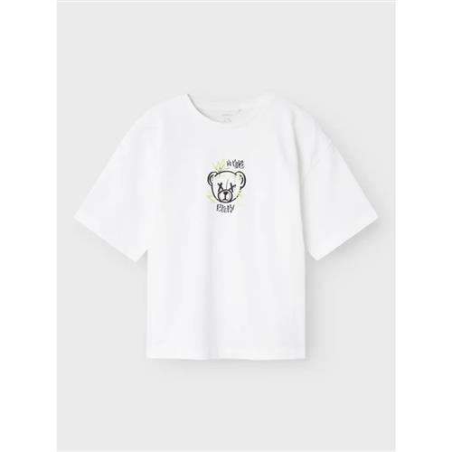 NAME IT T-shirt Somos Bright White