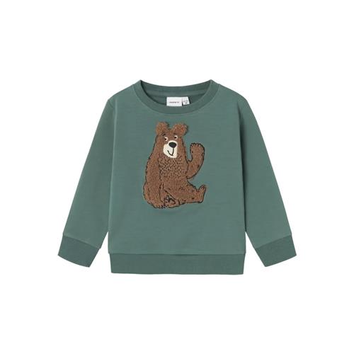 NAME IT Sweatshirt Silver Dark Forest