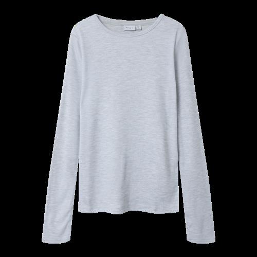 Se NAME IT Modal Bluse Tinemaj Light Grey hos SmartKidz