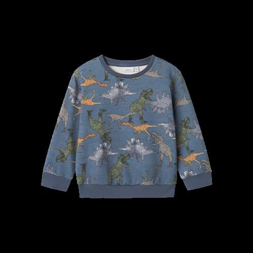 Se NAME IT Sweatshirt Benja China Blue hos SmartKidz