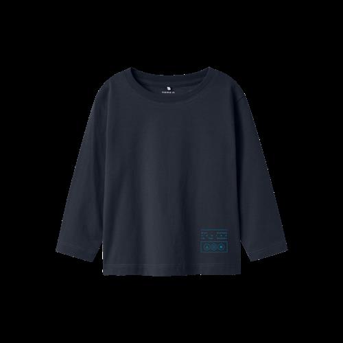 Se NAME IT Langærmet Bluse Tristiano Dark Sapphire hos SmartKidz