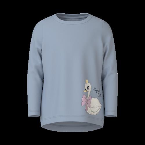 Se NAME IT Langærmet Bluse Vix Subdued Blue hos SmartKidz