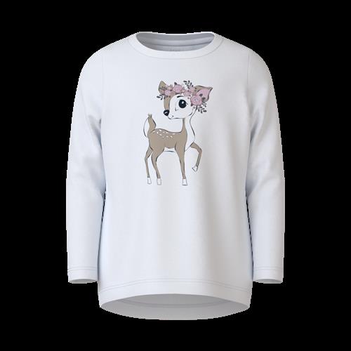 Se NAME IT Langærmet Bluse Vix Bright White hos SmartKidz