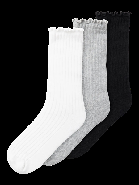 Se NAME IT 3-Pak Strømper Sille Grey Melange hos SmartKidz