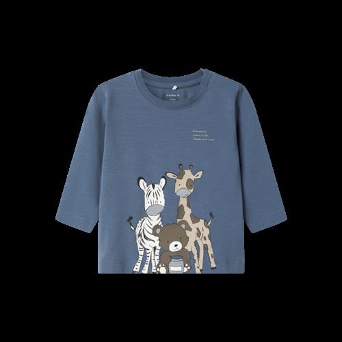 NAME IT Langærmet Bluse Tumo China Blue
