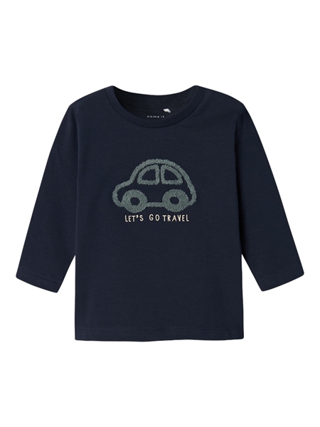 Se NAME IT Langærmet Bluse Shino Dark Sapphire hos SmartKidz