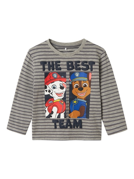 Se NAME IT Paw Patrol Bluse Jasper Grey Melange hos SmartKidz