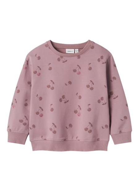 Se NAME IT Sweatshirt Bella Elderberry hos SmartKidz