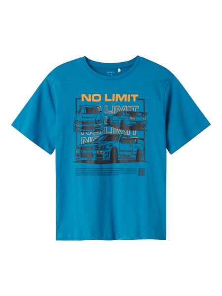 Se NAME IT T-Shirt Bennibo Fjord Blue hos SmartKidz