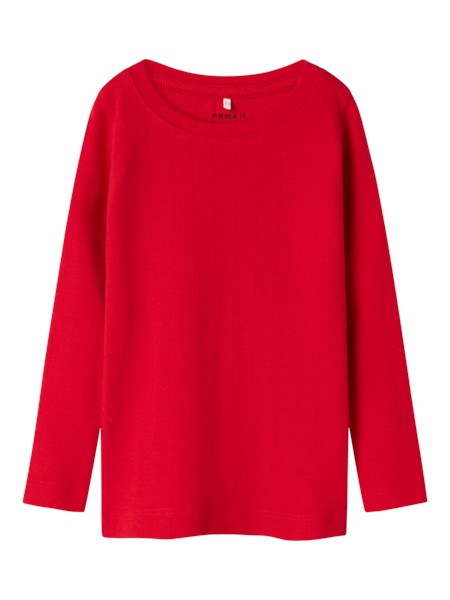 Se NAME IT Langærmet Bluse Dagnes Chinese Red hos SmartKidz