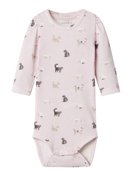 Se NAME IT Langærmet Body Brigit Light Lilac hos SmartKidz