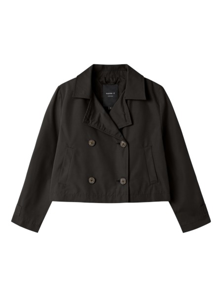 NAME IT Trench Coat Madelin Black