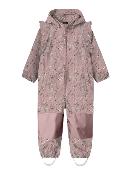 NAME IT Softshell Dragt Alfa08 Pale Mauve Flower Meadow