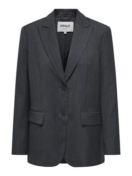Se ONLY Blazer Jakke Sadie Dark Grey White Pinstripes hos SmartKidz
