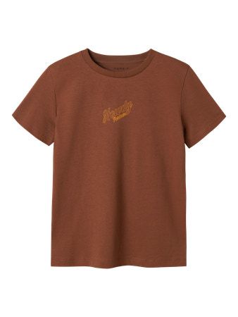 Se NAME IT T-shirt Rancher Carob Brown hos SmartKidz