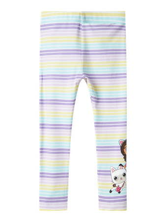 NAME IT Gabby Cat Leggings Mena Orchid Bloom
