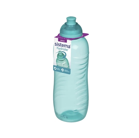 SISTEMA Drikkedunk Twist n' Sip 460ml Teal