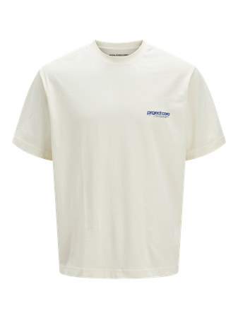 Se Jack & Jones Back Print Tee Crew Sweet Corn hos SmartKidz