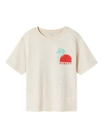 Se NAME IT T-shirt Femmin Peyote Melange hos SmartKidz